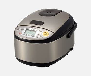 Zojirushi NS-LGC05XB Micom 3-Cup (Uncooked) Rice Cooker and Warmer, Stainless Black